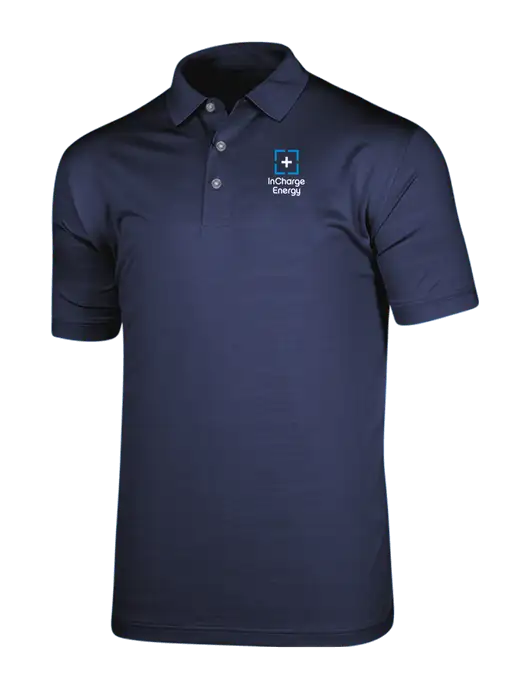 Callaway Vibrant Navy Ventilated Polo w/InCharge Logo