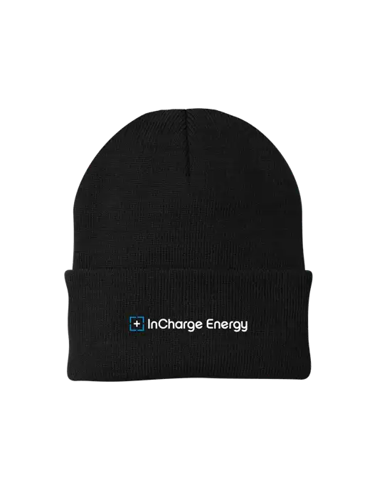 Black Knit Cap w/InCharge Logo