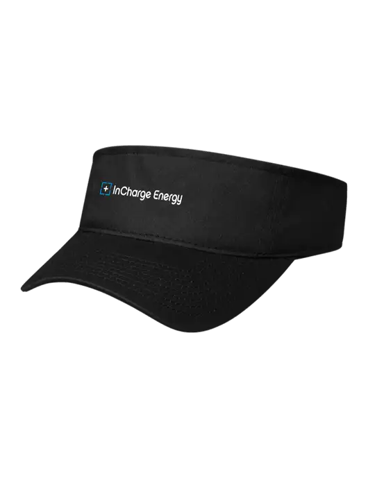 Black Cap Visor w/InCharge Logo