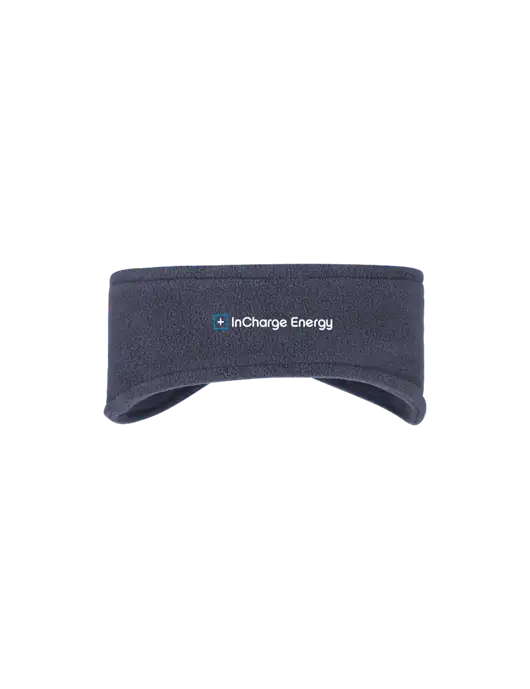 Navy Stretch Fleece Headband w/InCharge Logo