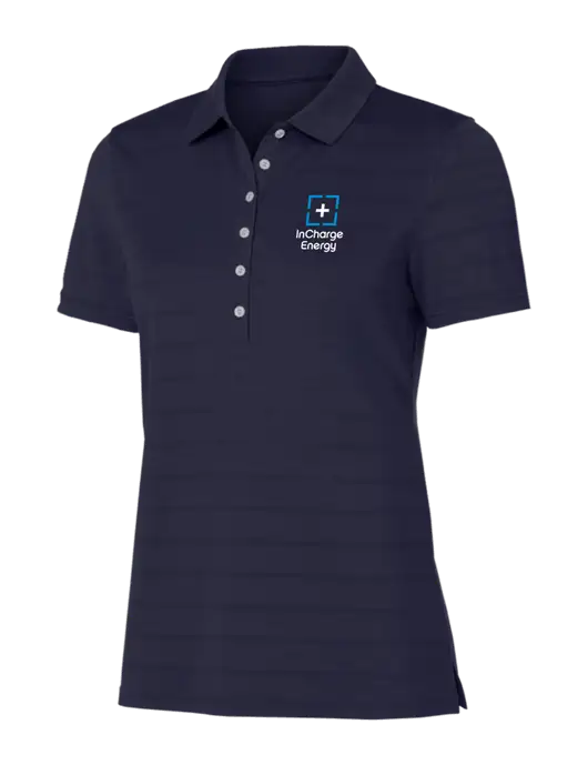 Callaway Womens Navy Ventilated Polo w/InCharge Logo