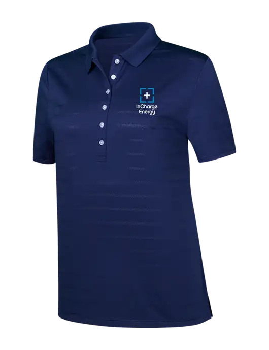 Callaway Womens Navy Ventilated Polo w/InCharge Logo