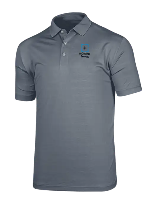 Callaway Vibrant Light Grey Ventilated Polo w/InCharge Logo