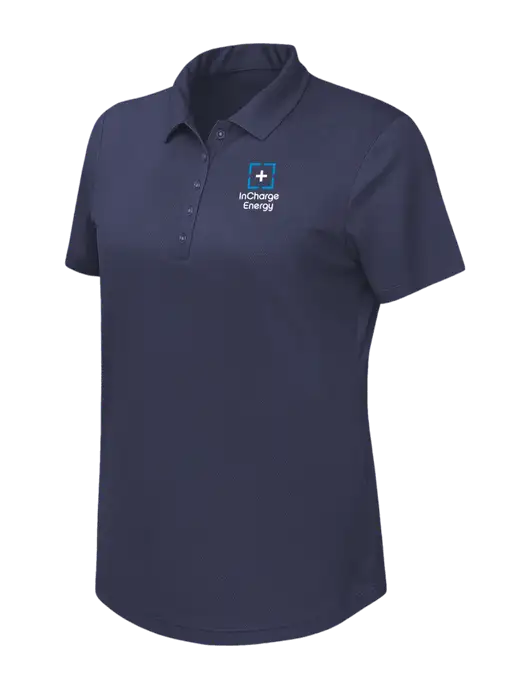 Callaway Womens Birdseye Navy Polo w/InCharge Logo