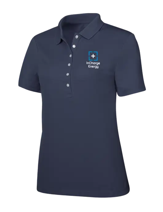 Callaway Womens Ottoman Navy Polo w/InCharge Logo