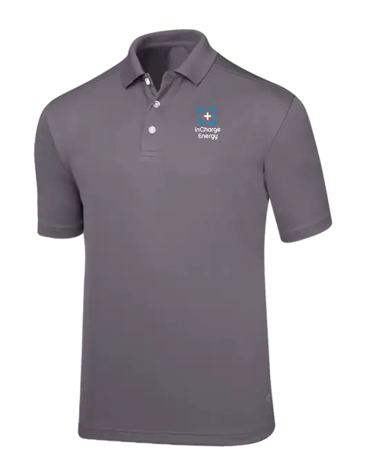 Callaway Core Medium Grey Performance Polo w/InCharge Logo