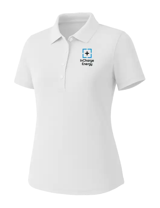 Callaway Womens Core Bright White Performance Polo w/InCharge Logo