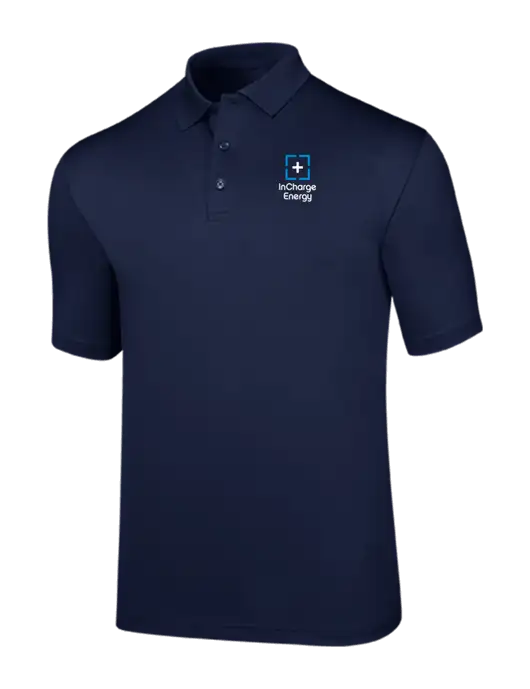 Callaway Opti-Dri Navy Chev Polo w/InCharge Logo
