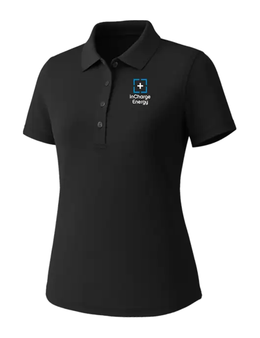 Callaway Womens Core Black Performance Polo w/InCharge Logo