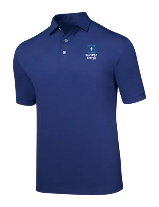 Callaway Navy Fashion Tonal Polo w/InCharge Logo