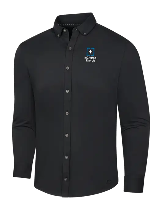 OGIO Blacktop Modern Code Stretch Button-Up Shirt w/InCharge Logo
