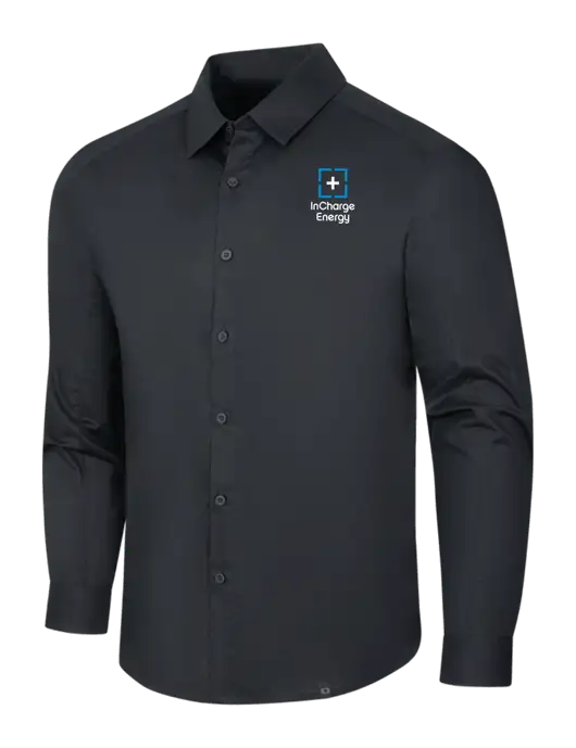 OGIO Black Commuter Woven Shirt w/InCharge Logo