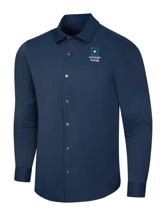 Navy City Stretch Shirt w/InCharge Logo
