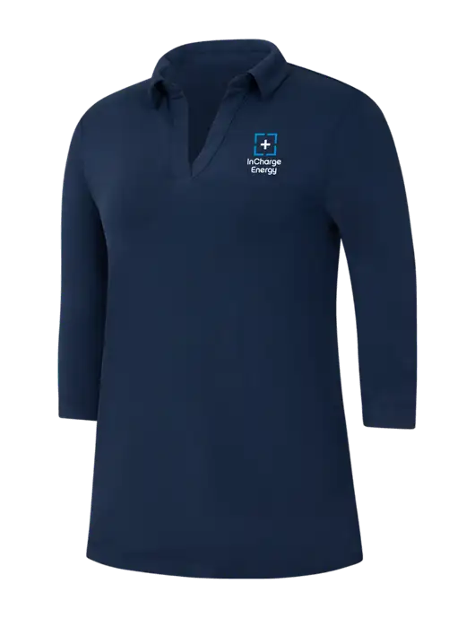 Navy Womens Luxe Knit Tunic w/InCharge Logo