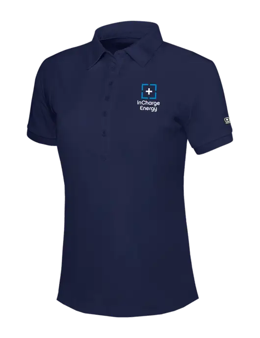 OGIO Womens Navy Jewel Polo w/InCharge Logo