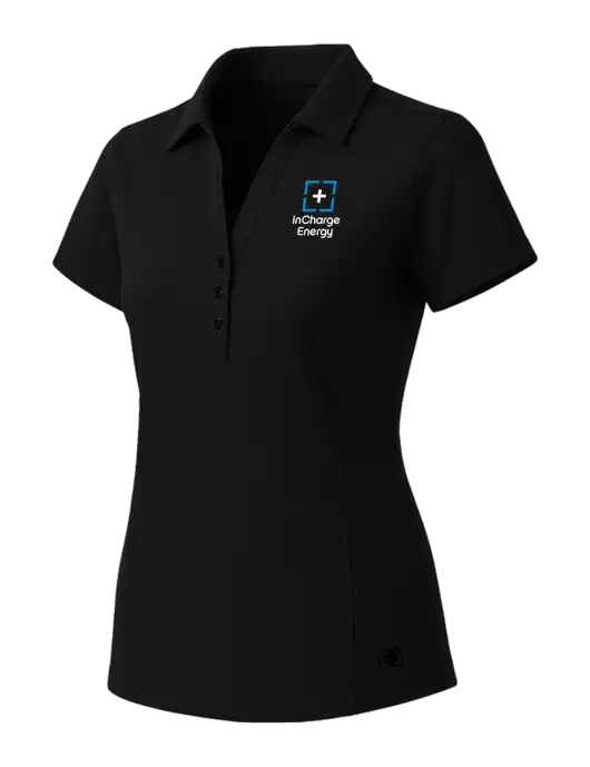 OGIO Womens Blacktop ONYX Polo w/InCharge Logo