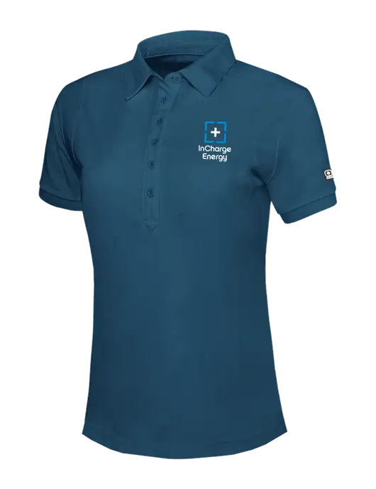 OGIO Womens Light Navy Jewel Polo w/InCharge Logo