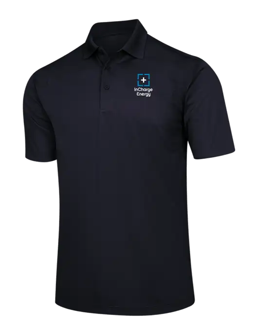 Black Micropique Sport-Wick Polo w/InCharge Logo