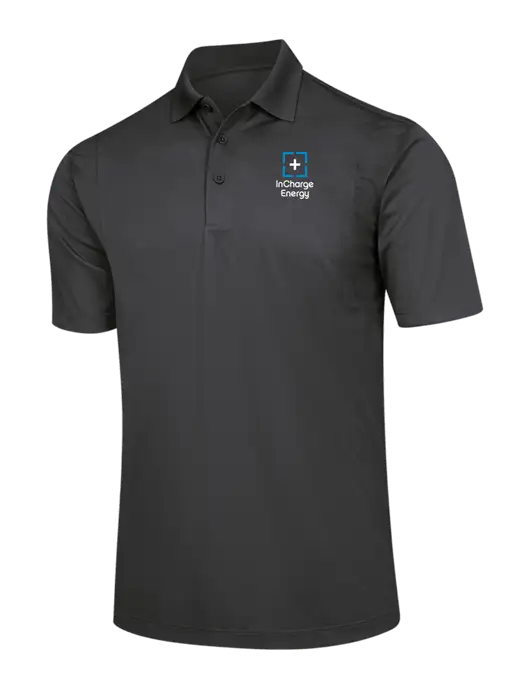 Dark Grey Micropique Sport-Wick Polo w/InCharge Logo