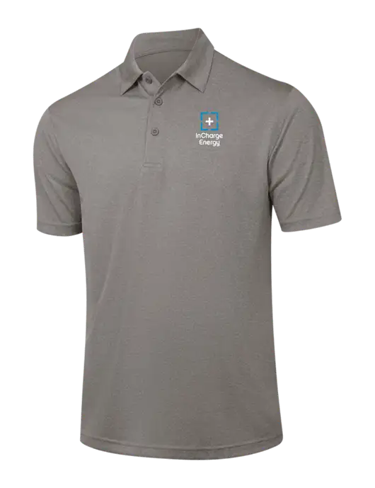 Medium Grey Heather Contender Polo w/InCharge Logo