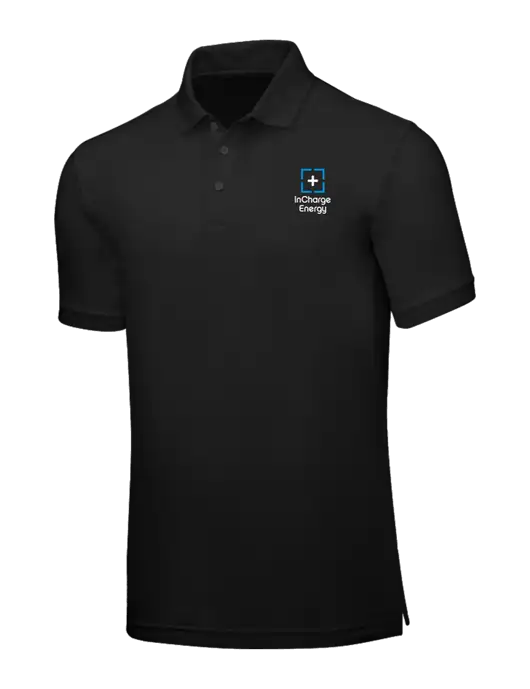 Black Core Classic Pique w/InCharge Logo