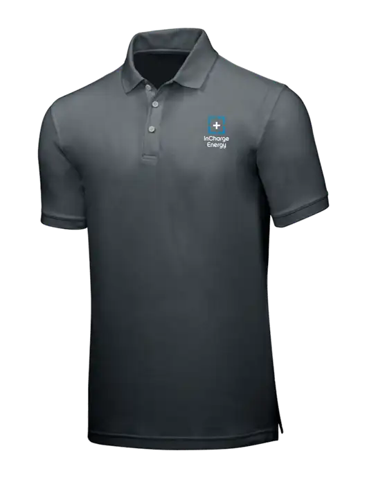 Dark Grey Core Classic Pique w/InCharge Logo