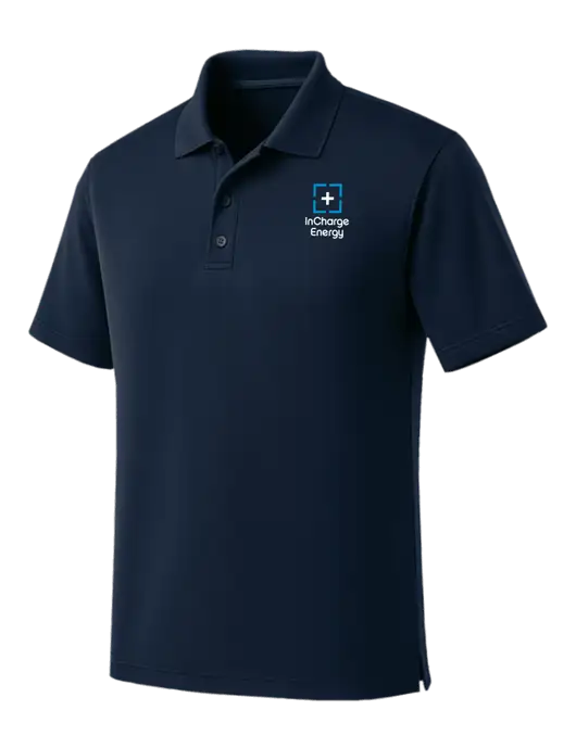 Dark Navy Dry Zone UV Micro Mesh Polo w/InCharge Logo