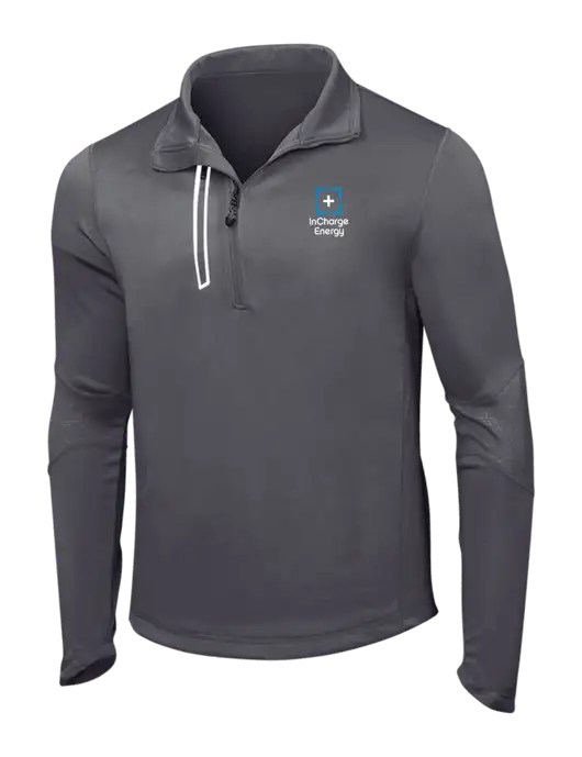 OGIO Gear Grey Endurance Fulcrum 1/4 Zip w/InCharge Logo