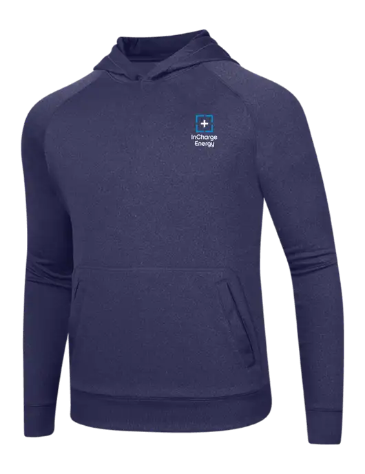 Tech True Navy Fleece Hooded Sweatshirt w/InCharge Logo