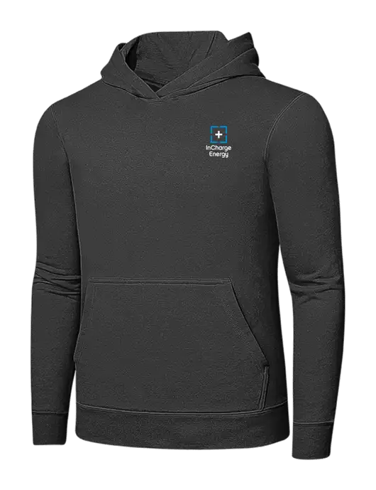 Charcoal 7.8 oz Ring Spun Hooded Sweatshirt w/InCharge Logo