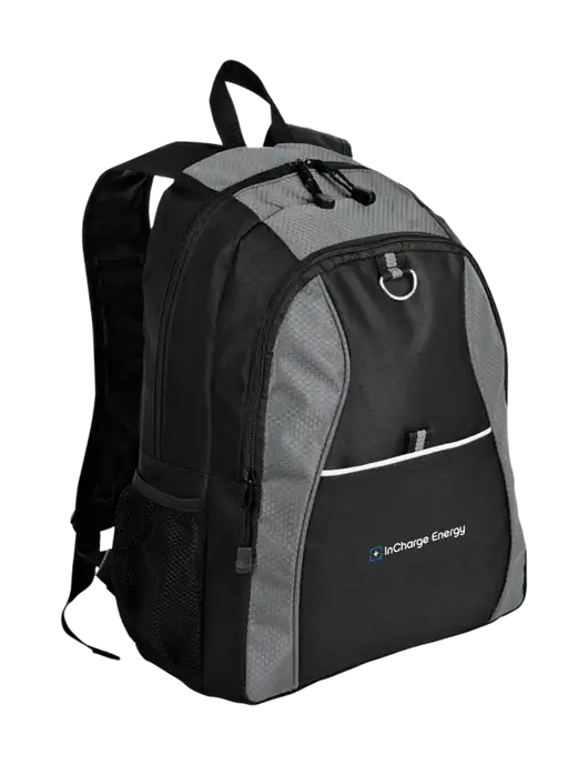 Honeycomb Grey/Black Backpack w/InCharge Logo