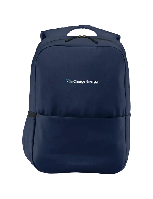 Access Square Laptop River Blue Navy Backpack w/InCharge Logo