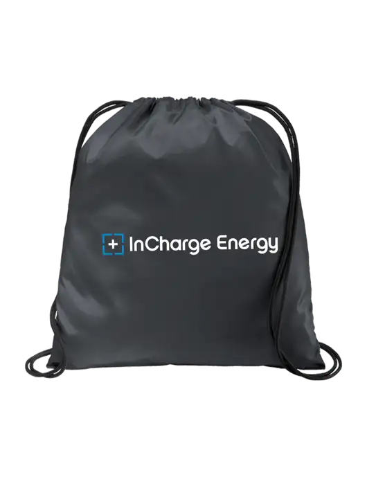 Drawstring  Graphite Grey Cinch Pack w/InCharge Logo