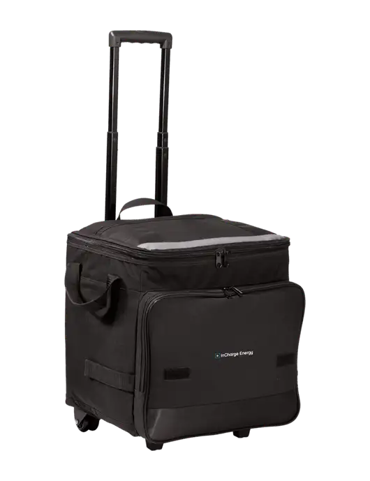 Black Rolling Cooler w/InCharge Logo