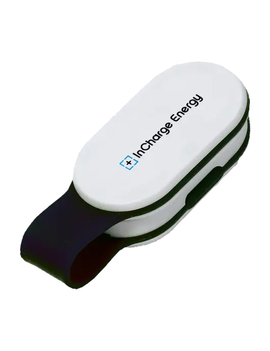 Magna Clip Black Personal Safety Light w/InCharge Logo