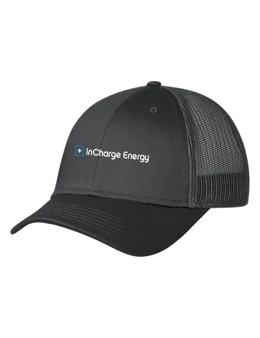 Charcoal Mesh Trucker Cap Snap Back w/InCharge Logo