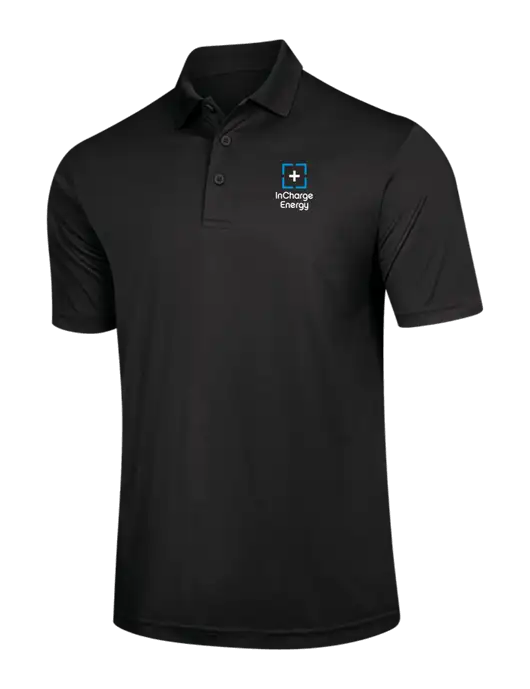 Black PosiCharge Competitor Polo w/InCharge Logo
