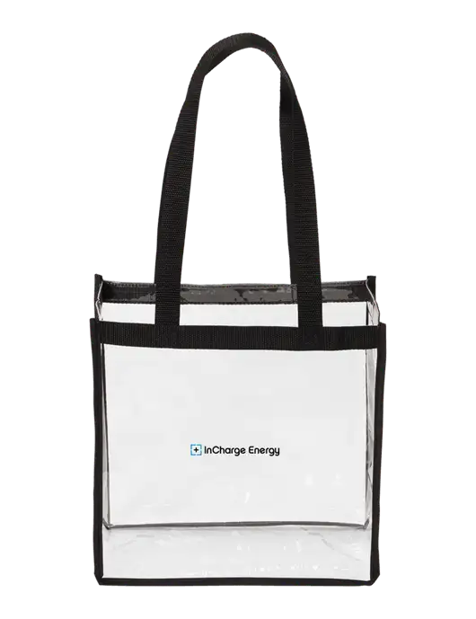 Clear Stadium Tote w/InCharge Logo
