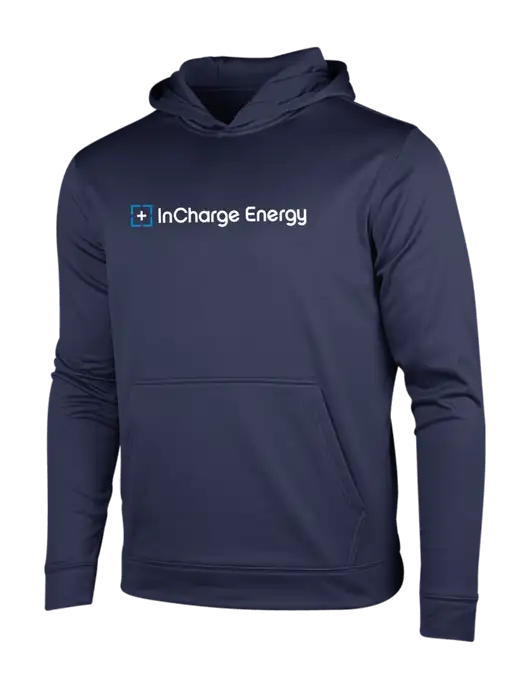 Navy Sport-Wick Fleece Hooded Pullover w/InCharge Logo