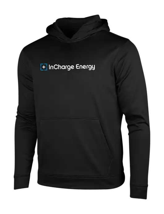 Black Fleece Sport-Wick Hooded Pullover w/InCharge Logo