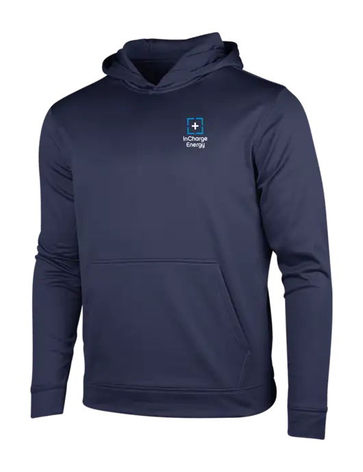 Navy Sport-Wick Fleece Hooded Pullover w/InCharge Logo