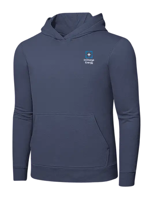 Steel Blue 7.8. oz Ring Spun Hooded Sweatshirt w/InCharge Logo