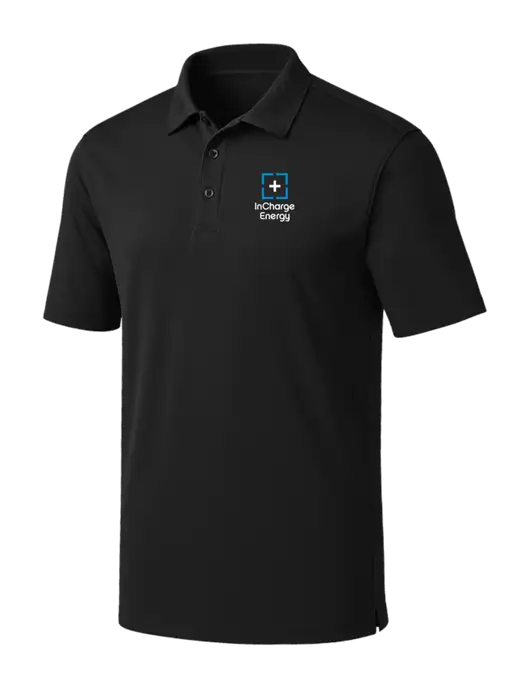 Black Silk Touch Performance Polo w/InCharge Logo
