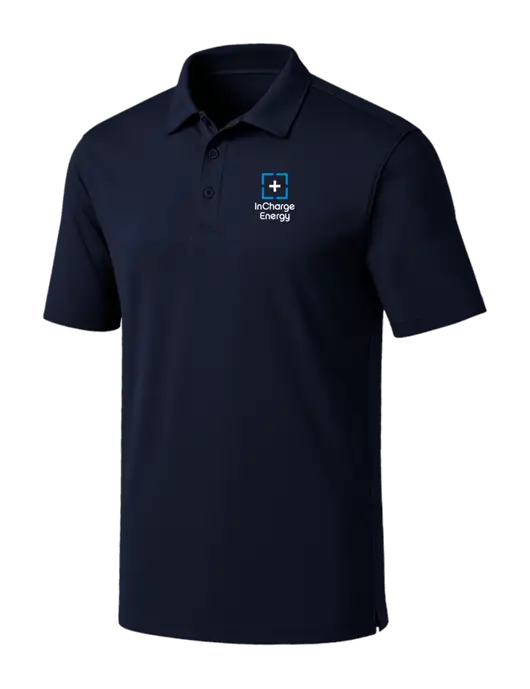 Navy Silk Touch Performance Polo w/InCharge Logo