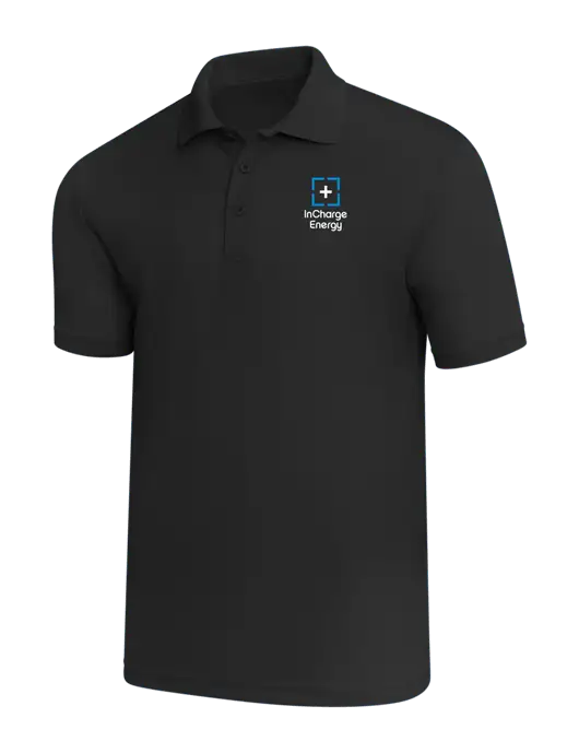 Black PosiCharge RacerMesh Polo w/InCharge Logo