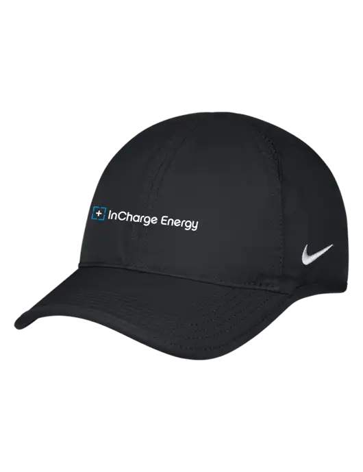 Nike Black Featherlight Cap w/InCharge Logo