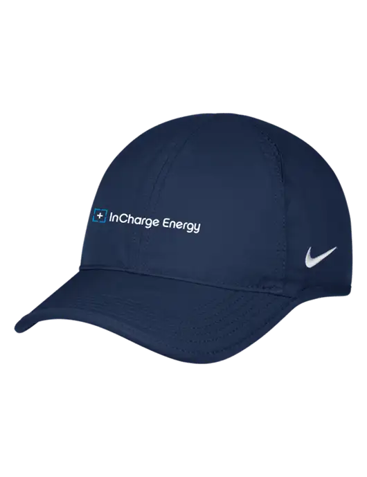 Nike Navy Featherlight Cap w/InCharge Logo