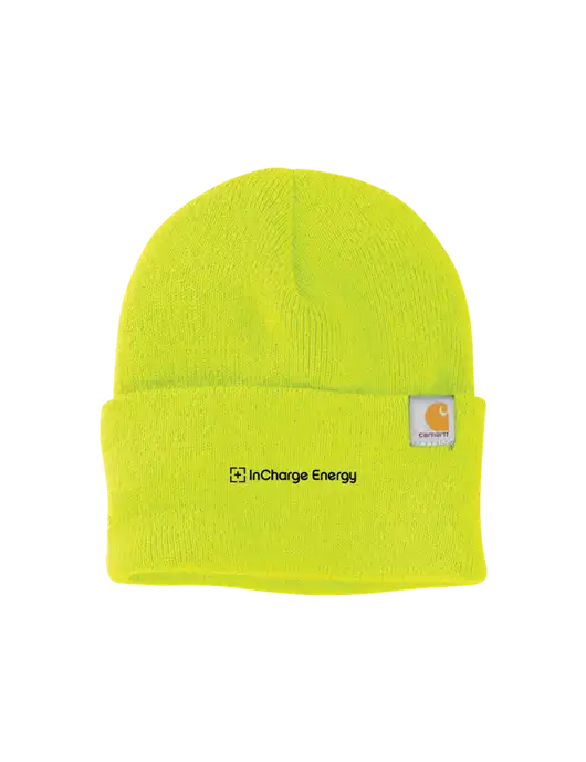 Carhartt Neon Lime Watch Cap 2.0 w/InCharge Logo