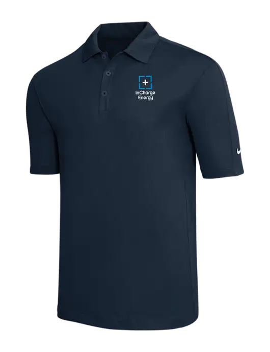 Nike Navy Tech Sport Dri-FIT Polo w/InCharge Logo