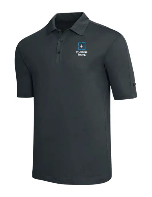Nike Dark Grey Tech Sport Dri-FIT Polo w/InCharge Logo